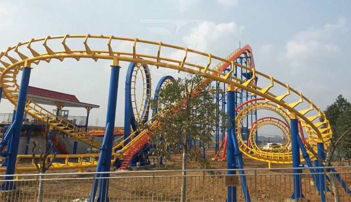Big roller coaster ride for theme park 